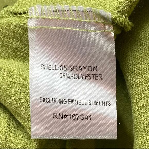 NWOT Hello Molly Green Gal Is Fun Midi Dress Size 6 - Picture 14 of 16